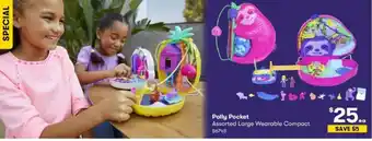 BIG W Polly Pocket Large Wearable Compact offer