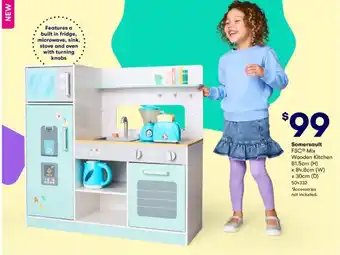 BIG W Somersault Mix Wooden Kitchen offer