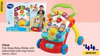 BIG W VTech First Steps Baby Walker with Detachable Learning Centre offer