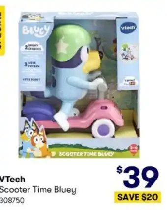 BIG W VTech Scooter Time Bluey offer