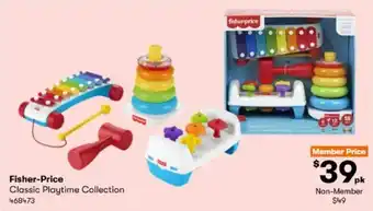 BIG W Fisher-Price Classic Playtime Collection offer