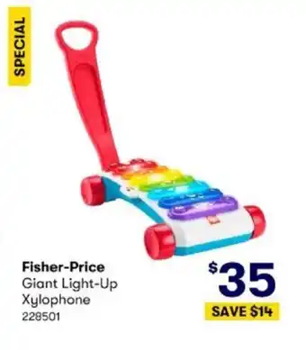 BIG W Fisher-Price Giant Light-Up Xylophone offer