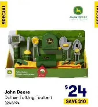 BIG W John Deere Deluxe Talking Toolbelt offer