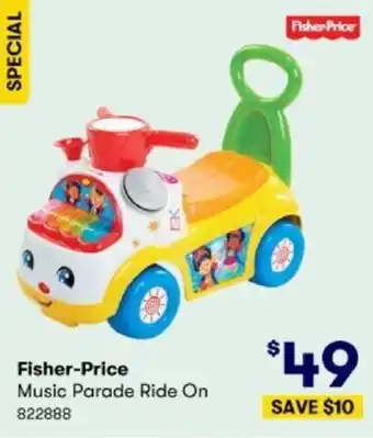 BIG W Fisher-Price Music Parade Ride On offer