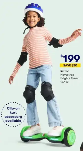 BIG W Razor Hovertrax Brights Green offer