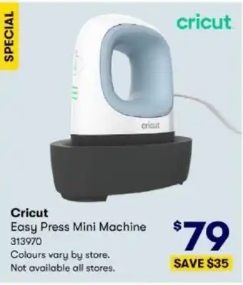 BIG W Cricut Easy Press Mini Machine offer