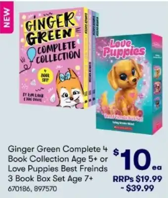BIG W Ginger Green Complete 4 Book Collection offer