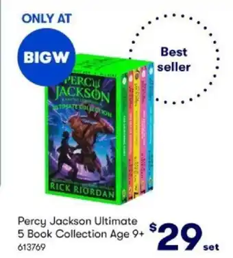 BIG W Percy Jackson Ultimate 5 Book offer
