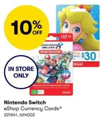 BIG W Nintendo Switch offer