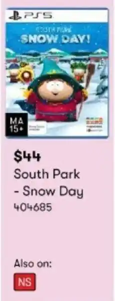 BIG W South Park offer