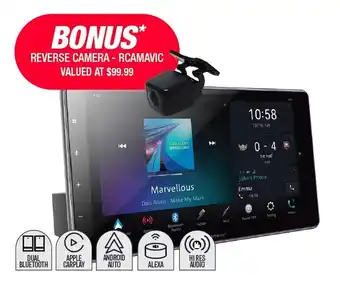 Autopro Pioneer 9” AV Floating Head Unit W/ Apple Carplay & Android Auto offer