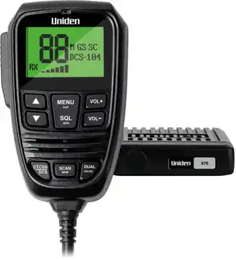 Autopro Uniden 5W 80CH Heavy Duty Compact UHF CB Radio with Remote Speaker Mic offer