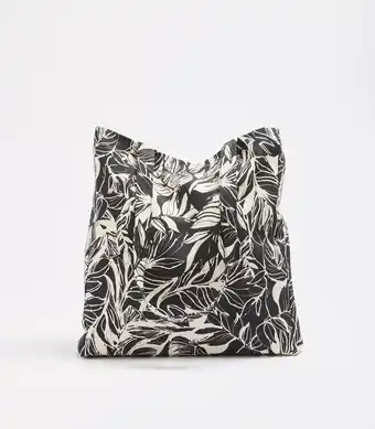 Canvas Shopper Tote Bag - Floral