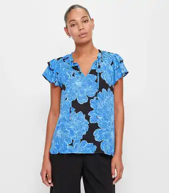Target Flutter Sleeve Shirred Collar Blouse - Preview offer