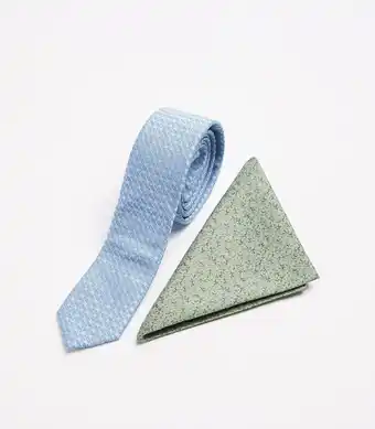Target Pocket Square and Tie Set - Blue + Green offer
