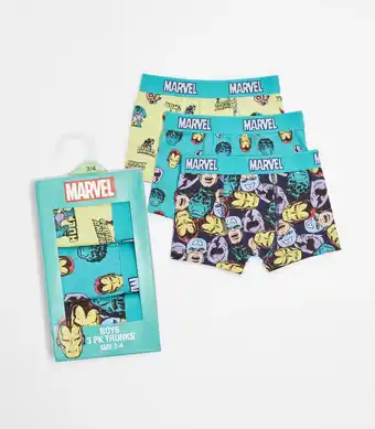 Target Marvel Boys Trunks 3 Pack Gift Set offer