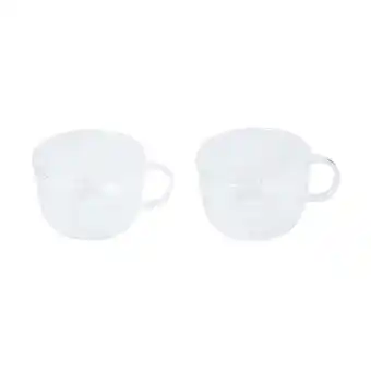 Target Linear Glass Tea Cups, 2 Pack - Anko offer