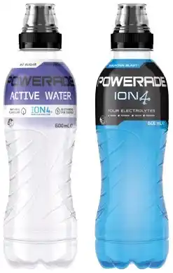 IGA Powerade or Powerade Active Water 600mL Selected Varieties offer
