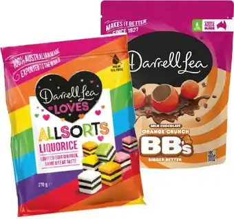 IGA Darrell Lea or Life Savers Share Packs 150‑280g Selected Varieties offer