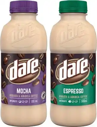 Dare Iced Coffee 500mL or Mocha Oat 400mL Selected Varieties