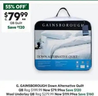 GAINSBOROUGH Down Alternative Quilt