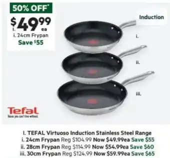 Harris Scarfe TEFAL Virtuoso Induction Stainless Steel offer