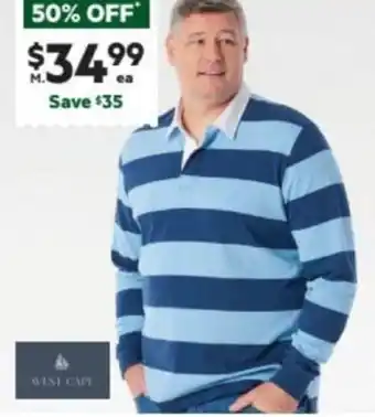 Harris Scarfe Hamlin Block Stripe Rugby offer