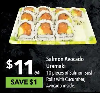 Ritchies Salmon Avocado Uramaki offer