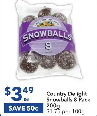 Ritchies Country Delight Snowballs 200g offer