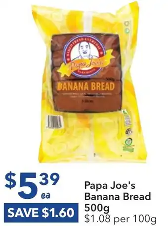 Ritchies Papa Joe's Banana Bread 500g offer