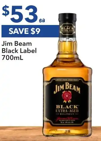 Ritchies Jim Beam Black Label 700ml offer