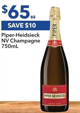 Ritchies Piper-Heidsieck NV Champagne 750mL offer