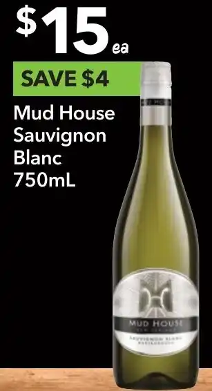 Ritchies Mud House Sauvignon Blanc 750mL offer