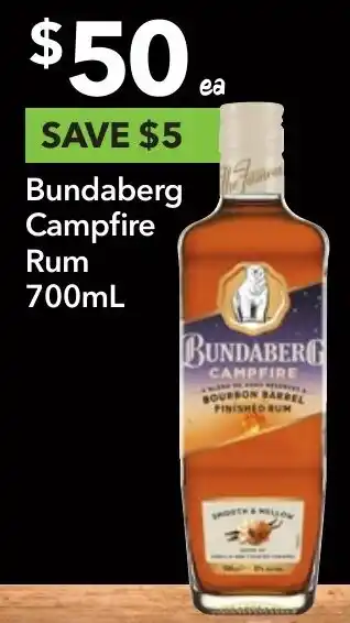 Ritchies Bundaberg Campfire Rum offer