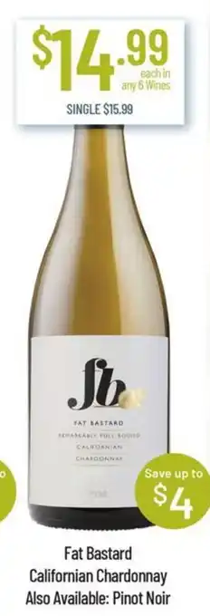Fat Bastard Californian Chardonnay