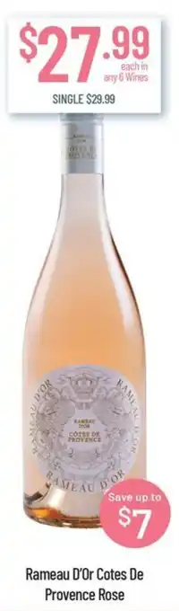 Rameau D'Or Cotes De Provence Rose