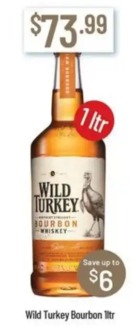 Wild Turkey Bourbon 1ltr