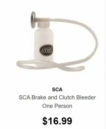 SuperCheap Auto SCA Brake and Clutch Bleeder One Person offer
