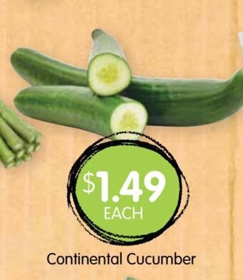 Spudshed Continental Cucumber offer