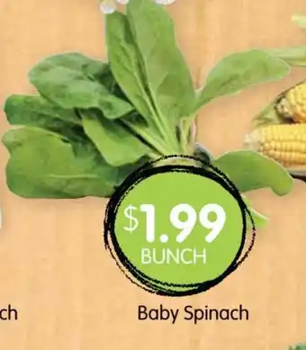 Spudshed Baby Spinach offer