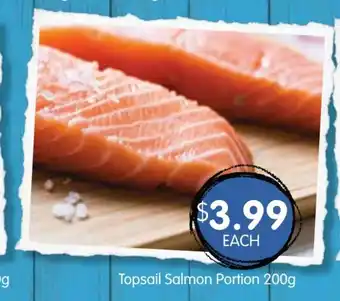 Spudshed Topsail Salmon Portion 200g offer