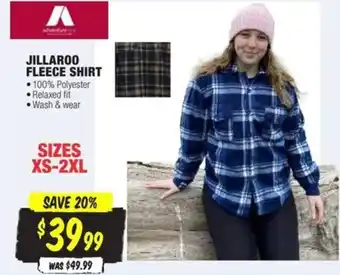 Aussie Disposals JILLAROO FLEECE SHIRT offer