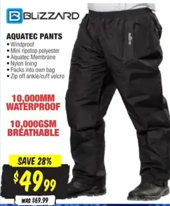 AQUATEC PANTS