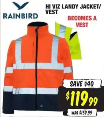 Aussie Disposals HI VIZ LANDY JACKET offer