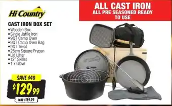 Aussie Disposals CAST IRON BOX SET offer