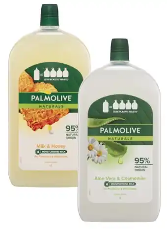 Coles Palmolive Liquid Hand Wash Refill 1 Litre offer