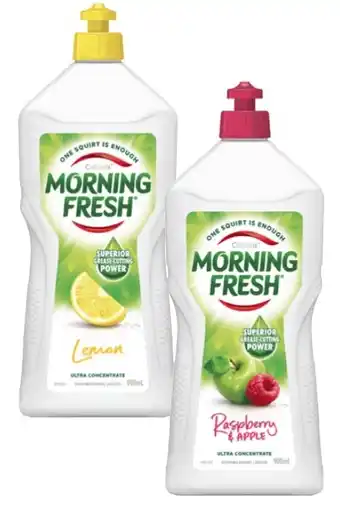 Coles Morning Fresh Ultra Dishwashing Liquid 900mL offer