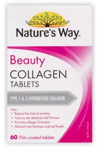 Coles Nature's Way Beauty Collagen Tablets 60 Pack^ offer
