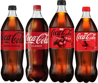 Coles Coca-Cola, Fanta or Sprite Soft Drink 1.25 Litre offer