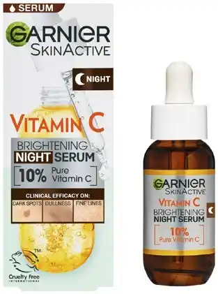 Coles Garnier Vitamin C Night Serum 30mL offer